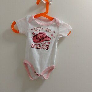 "Contact', Let's Go Girls", Little Baby Girls Onesie